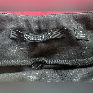 brand new no tags  black shiny dress pants